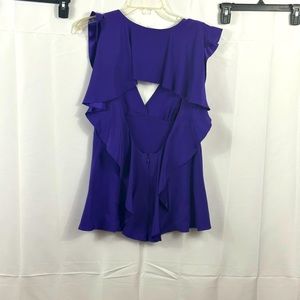 BCBGMAXAZRIA Blouse deep purple size medium